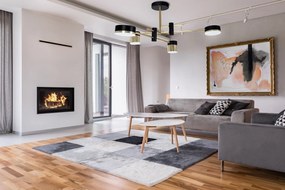 Toolight Toolight, LED stropné svietidlo 4x30W APP1001-4C, čierna-zlatá, OSW-07533