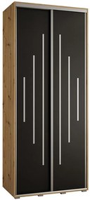 Skriňa 45 Canaris 12 120 artisan/čierna/silver