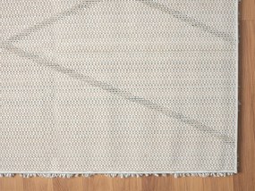 My Flair, Behúň My Shaggy Raute creme, 80x300, čiernobiela, chodba / predsieň