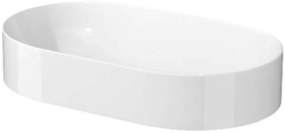 Cersanit Inverto Oval umývadlo na dosku 60 x 35 cm, biela, K671-009