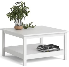 Biely konferenčný stolík 81x81 cm Madrid - Tvilum