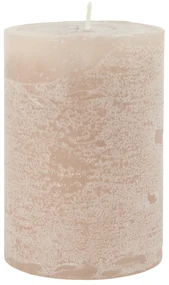 Ib Laursen Sviečka Rustic Candle Rose 10 cm