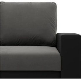 Kreslo LUNA popolové / čierne