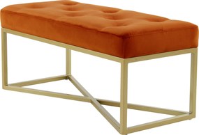 XXXLutz DLHÁ TABURETKA, drevo, kov, textil, kompozitné drevo, 40/40/90 cm - Kreslá - 005937046201