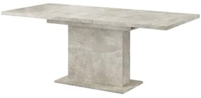 Rozkladací jedálenský stôl STRAP sivý betón