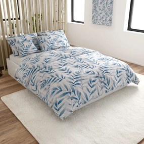 Obliečky z mikrovlákna KOVENDI modro-biele Rozmer obliečky: 70 x 90 cm | 140 x 200 cm