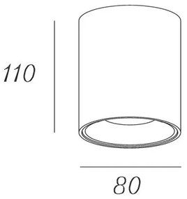 Lucide 09912/05/36 - LED Bodové svietidlo BENTOO 1xGU10/5W/230V šedá