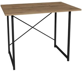 Písací stôl Fd-6090sd-001 prírodná/čierna