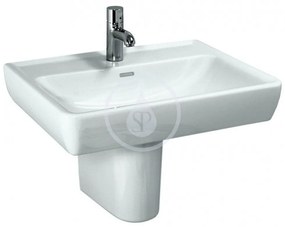 LAUFEN Pro Umývadlo, 550 mm x 480 mm, 1 otvor na batériu, s LCC, biela H8189514001041