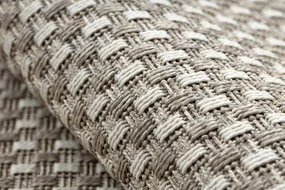 Koberec / Behúň šnúrkový SIZAL BOHO 39003363 Línie, béžový
