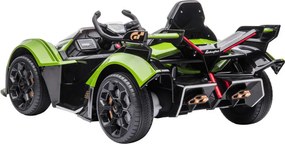 LEAN CARS Elektrické autíčko Lamborghini GT HL528 LED svetlá MP3 zelené