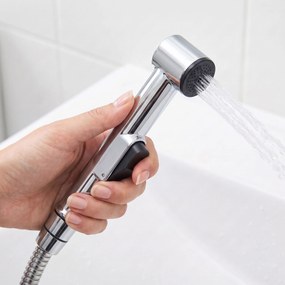 Rea Lungo, umývadlová batéria s bidetovou spŕškou, chrómová, REA-B2898