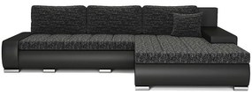 Rohová sedacia súprava Toscania Nevada 10 + Soft čierna