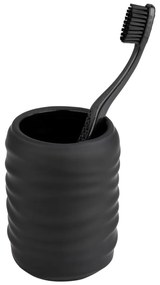 Čierny keramický téglik na zubné kefky Illana – Wenko