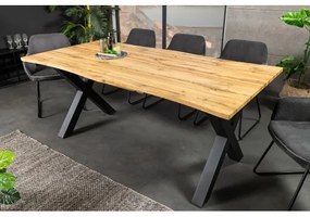 Rozkladací jedálenský stôl 45079 180/220x90cm Divoký dub fólia  - Komfort-nábytok