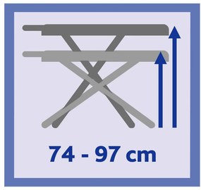 VILEDA Total Reflect Plus žehliaca doska 130×44 cm 159385