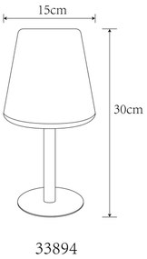 Globo 33894 - LED RGB Solárna dotyková stolná lampa LED/0,1W/3V IP44