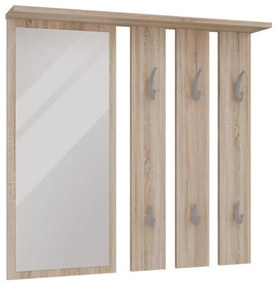 Vešiakový panel Oasis 1 (dub sonoma) (so zrkadlom). Akcia -14%. Vlastná spoľahlivá doprava až k Vám domov. 1132564