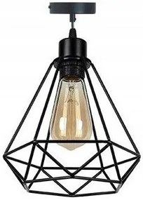 Toolight - Stropná lampa Reno 1xE27 180986D, čierna, OSW-00015