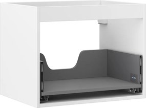 Mexen Box-A, závesná skrinka 60 cm, 1 zásuvka, biela matná, 91AX0-0600-470-1-01