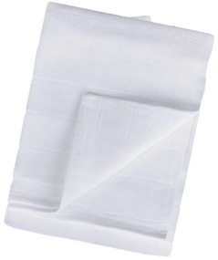 Detské bavlnené plienky PREMIUM 80x80 cm – biele, savé, 3 ks v balení
