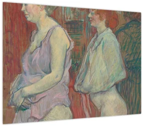 Obraz - Henri de Toulouse-Lautrec, Rue des Moulins, reprodukcia (70x50 cm)