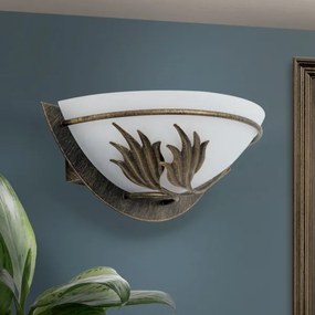 Orion WA 2-1196/1 - Nástenné svietidlo FLEUR 1xE14/60W/230V bronz