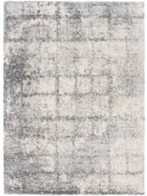 Kusový koberec shaggy Tezzy krémovo sivý 160x229cm