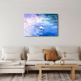 Obraz - Magické jazero (90x60 cm)