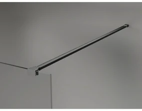 Mexen Lunar sprchová stena ľavá 80 x 200 cm, 8mm číre sklo, brúsený grafit, 830-080-000-66-00-L