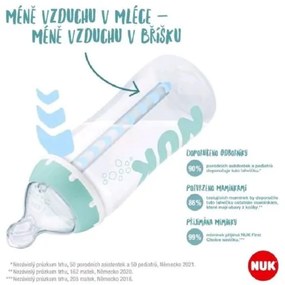 NUK Dojčenská fľaša NUK FC Anti-colic s kontrolou teploty 300 ml UNI