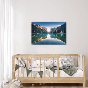 Obraz - Horské jazero (90x60 cm)