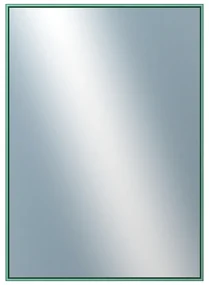 DANTIK - Zrkadlo v rámu, rozmer s rámom 50x70 cm z lišty Hliník zelená m. (7002246)