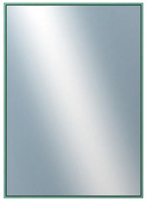 DANTIK - Zrkadlo v rámu, rozmer s rámom 50x70 cm z lišty Hliník zelená m. (7002246)