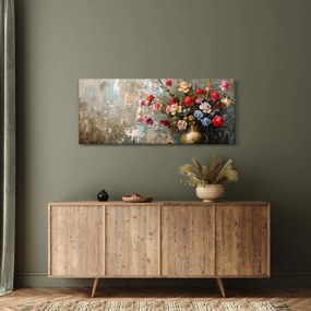 Obraz - Váza kvetov (120x50 cm)