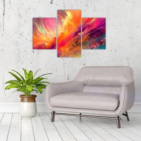Obraz - Dynamická abstrakcia (90x60 cm)