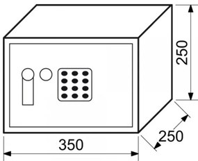 Nábytkový sejf RS 25R