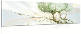 Obraz rozprávkové pastelové stromy Varianta: 120x40