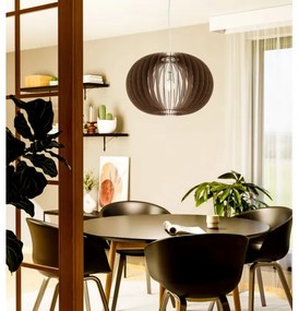 Eglo 95026 - Závesný luster na lanku STELLATO 1xE27/60W/230V pr. 70 cm hnedý