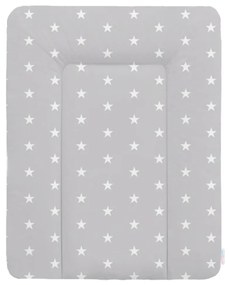 BabiM Mäkká prebaľovacia podložka 50x70 Farba: sivá-hviezdičky