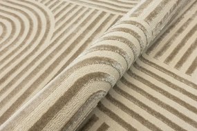 Koberec MISHA J487A tmavobéžový / béžový