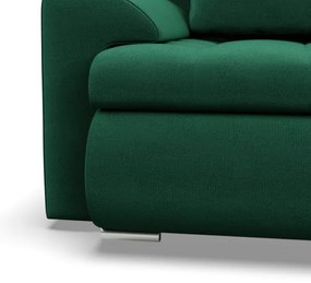 Sedacia súprava FORESTA Kronos v tvare U, pravá fľaškovo zelená