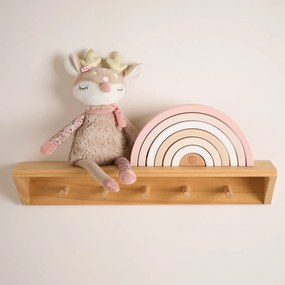 Bieco - Skladacia drevená dúha - jelenček Ella
