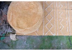 Okrovožltý taburet Chill Honey – Lorena Canals