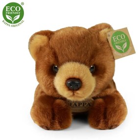 Plyšový medveď hnedý ležiaci 20 cm ECO-FRIENDLY
