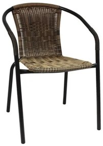Sammer Ratanová záhradná stolička v hnedej farbe NEO2293