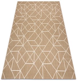 Koberec SIZAL FLAT 48959265 geometrický naturálny / béžový