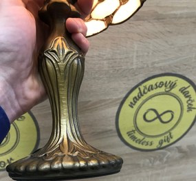 Tiffany nočná lampa vitráž HIVE Prezent 67 vzor 7