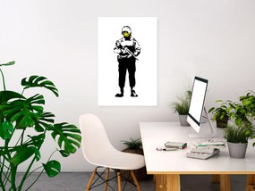 Artgeist Obraz - Smiling Policeman (1 Part) Vertical Veľkosť: 80x120, Verzia: Premium Print