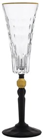 BOHEMIA PRESTIGE CONTE BLACK POHÁR NA ŠAMPANSKÉ 170ML SADA 6 KS
